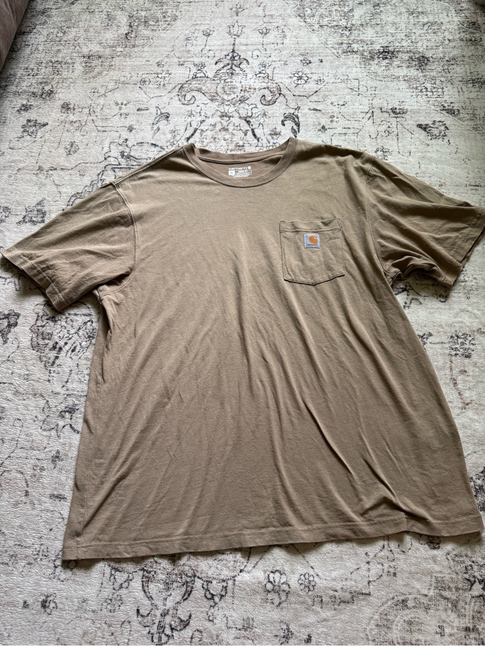 Carhartt Crewneck Pocket Tee in Brown